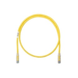 Cable De Parcheo Utp Categoria 6 Con Plug Modular En Cada Extremo  1 M.  Amarillo