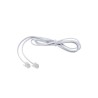 Cable Telefónico Rj11 Plano Color Blanco 1.5m