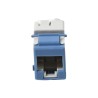 Jack Ultramax Cat5e Utp Tipo Keystone Color Azul Punch Down