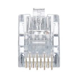 Plug Rj45 Cat5e Para Cable Utp De Calibres 2426 Awg Chapado En Oro De 50 Micras Paquete De 50 Piezas