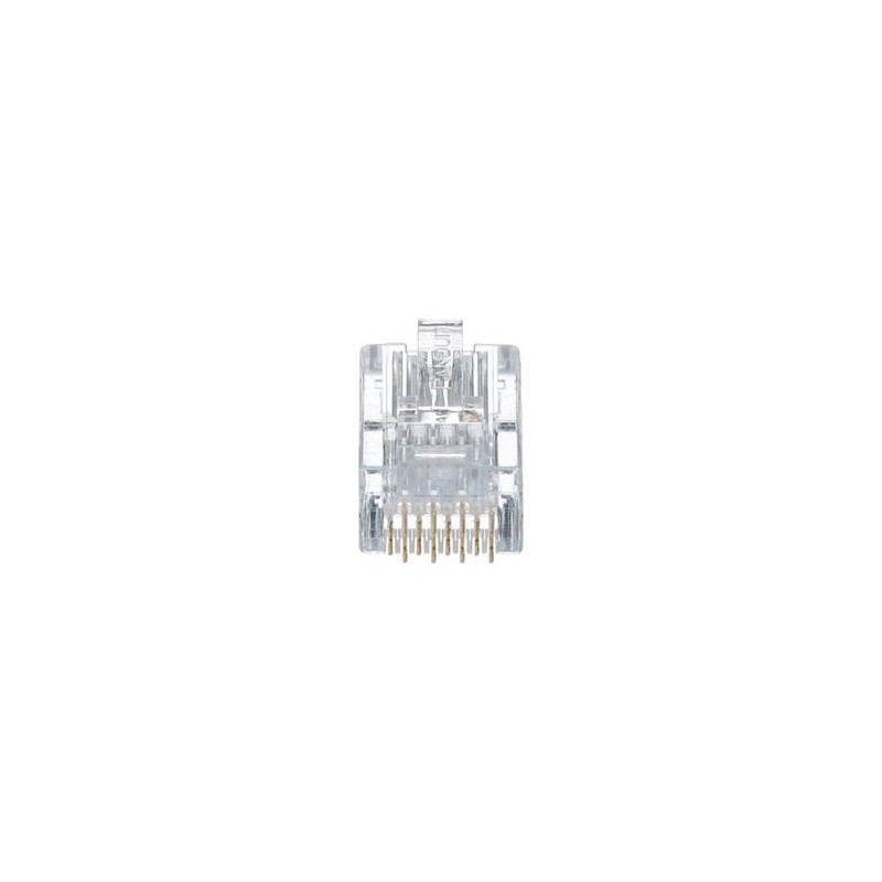 Plug Rj45 Cat5e Para Cable Utp De Calibres 2426 Awg Chapado En Oro De 50 Micras Paquete De 50 Piezas