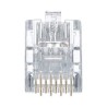 Plug Rj45 Cat5e Para Cable Utp De Calibres 2426 Awg Chapado En Oro De 50 Micras Paquete De 50 Piezas