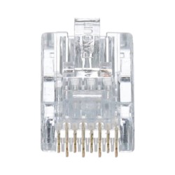 Plug Rj45 Cat5e Para Cable Utp De Calibres 2426 Awg Chapado En Oro De 50 Micras Paquete De 50 Piezas