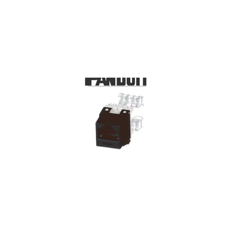 Panduit Nk688mbl  Jack Utp Rj45 / Tipo Keystone / Categoria 6 / Negro