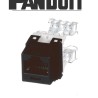 Panduit Nk688mbl  Jack Utp Rj45 / Tipo Keystone / Categoria 6 / Negro