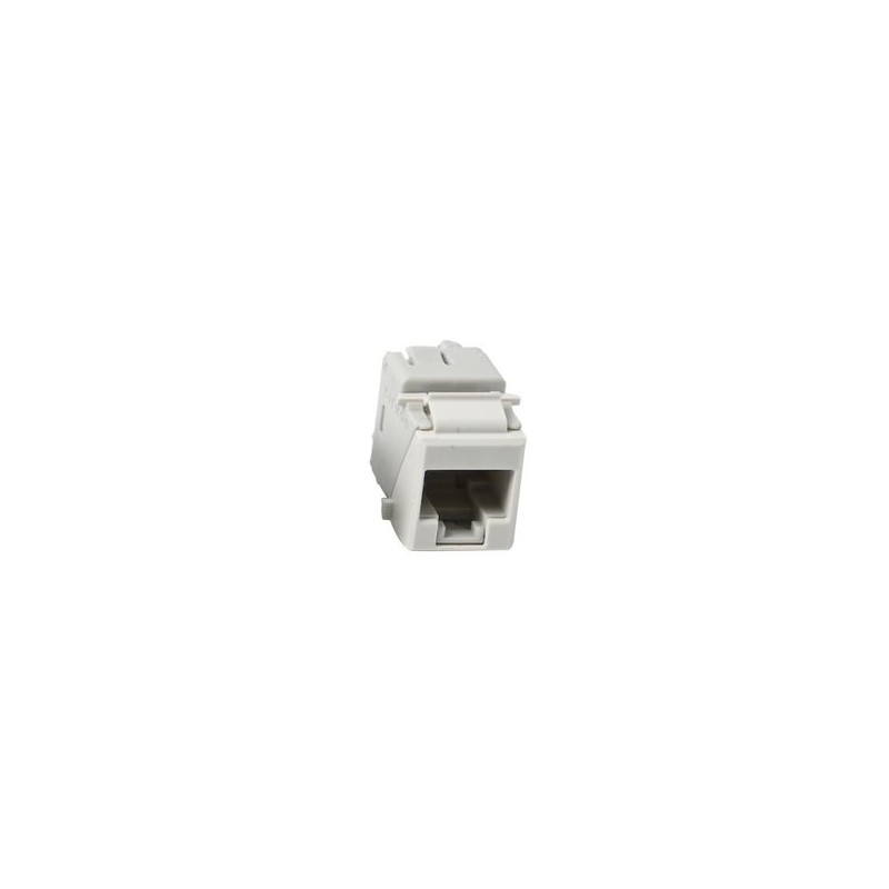 Jack Ultramax Cat5e Utp Tipo Keystone Color Blanco Punch Down