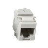 Jack Ultramax Cat5e Utp Tipo Keystone Color Blanco Punch Down