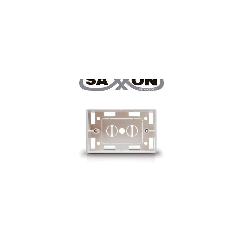 Saxxon A164b  Caja Para Placa De Pared / Usos Multiples / Color Blanco