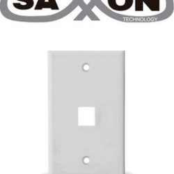 Saxxon A1751a  Placa De Pared / Vertical / 1 Puerto Tipo Keystone / Color Blanco