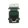 Jack Ultramax Cat5e Utp Tipo Keystone Color Verde Punch Down