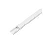 Sbe Tech Sbe1221  Canaleta Plástica / Pvc / Una Via / Alto 1.2 Cm Ancho 2.1 Cm Largo 2 Metros