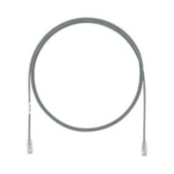 Cable De Parcheo Utp Cat6a Cm/lszh Diámetro Reducido (28awg) Color Gris 7ft