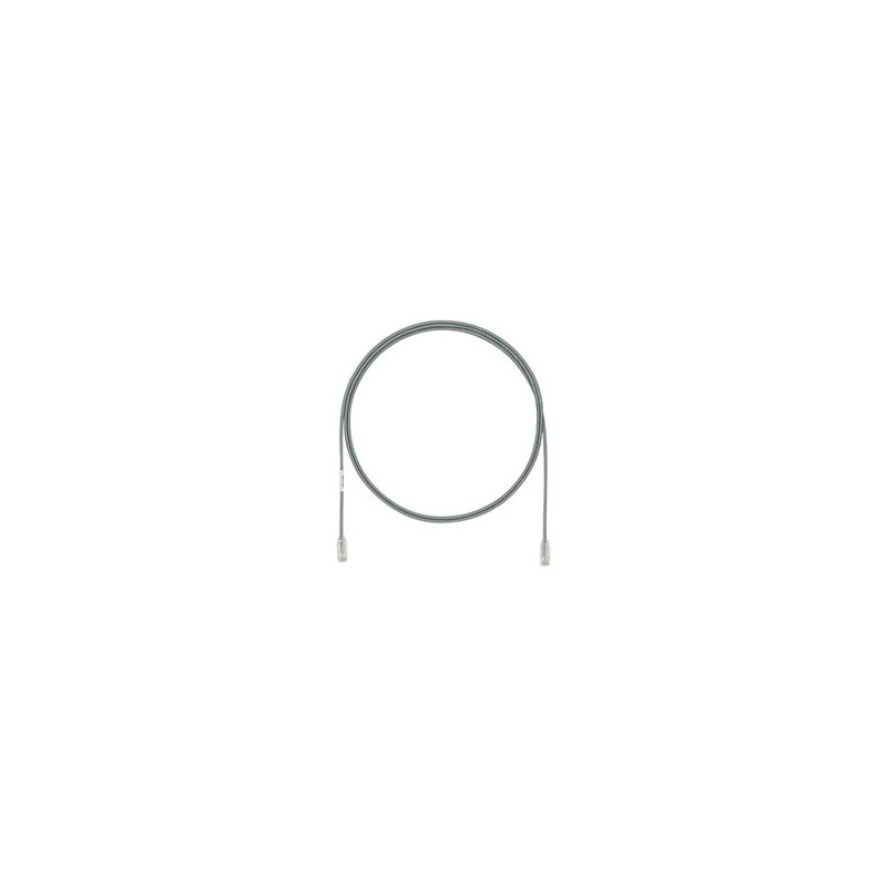 Cable De Parcheo Utp Cat6a Cm/lszh Diámetro Reducido (28awg) Color Gris 7ft
