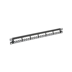 Panel De Parcheo Modular Minicom (sin Conectores) Plano Totalmente Blindado De 24 Puertos 1ur