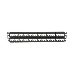 Panel De Parcheo Modular Minicom (sin Conectores) Plano Sin Blindaje De 48 Puertos 2 Ur