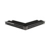 Patch Panel Zmax De 48 Puertos Blindado Precargado Con Jacks Categoria 6a  Angulado 1ur