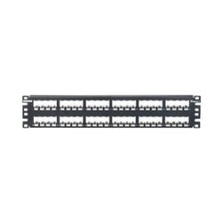 Panel De Parcheo Modular Minicom (sin Conectores) Plano Totalmente Blindado De 48 Puertos 2ur