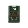 Jack Ultramax Cat6 Utp Montaje Hibrido En Placa De Pared (plano Y Angulado) Color Verde Punch Down