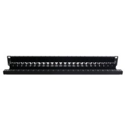 Patch Panel Utp Zmax De 24 Puertos Precargado Con Jacks Categoria 6 Plano 1ur