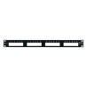 Patch Panel Max Modular (vacio) De 24 Puertos Plano 1ur
