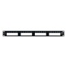 Patch Panel Max Modular (vacio) De 24 Puertos Plano 1ur