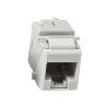 Jack Ultramax Cat6a Utp Tipo Keystone Color Blanco Punch Down