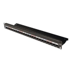 Patch Panel Zmax De 24 Puertos Modular (vacio) Plano 1ur