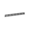 Panel De Parcheo Modular De Alta Densidad Keystone (sin Conectores) Identificación Con Etiqueta Adhesiva De 48 Puertos En 1 Ur