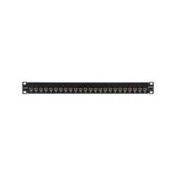 Patch Panel Ultramax. Utp Precargado Con Jacks Cat5e 24 Puertos Plano 1u