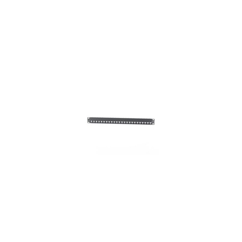Patch Panel Zmax Blindado De 24 Puertos Modular (vacio) Plano 1ur