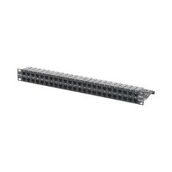 Patch Panel Zmax De 48 Puertos Blindado Precargado Con Jacks Categoria 6a Plano 1ur
