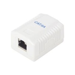 Caja De Pared Con 1 Puerto Incluye 1 Jack Stp Cat6a