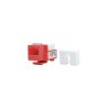 Módulo Jack Keystone Cat5e Con Terminación 110 (punchdown) Para Faceplate  Color Rojo