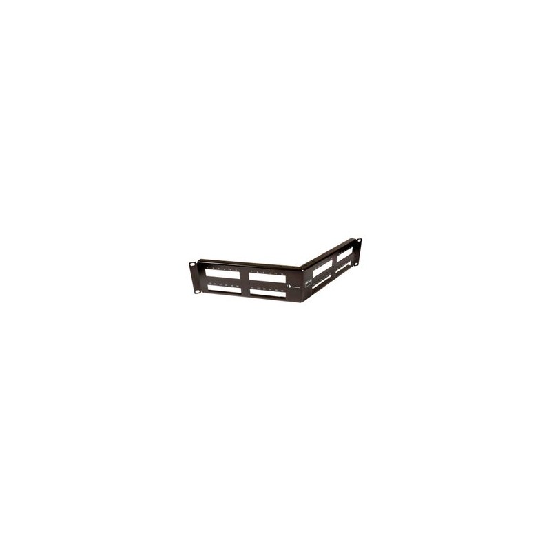 Patch Panel Max Modular (vacio) De 48 Puertos Angulado 2ur