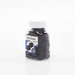 Bote Con 100 Protectores Antipolvo Para Puerto Rj45 Color Negro