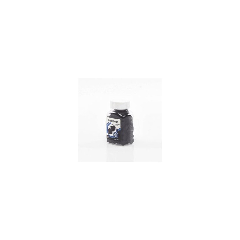 Bote Con 100 Protectores Antipolvo Para Puerto Rj45 Color Negro