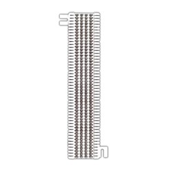 Bloque De Conexión S66 Capacidad De 50 Pares Cat5e Para Cable Sólido 22 A 26 Awg