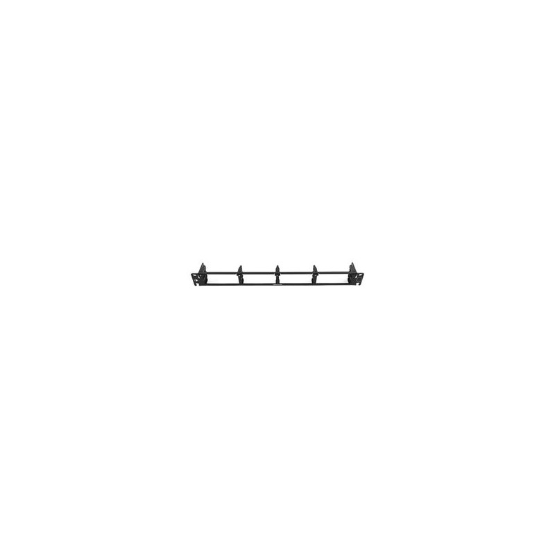 Fiber Panel Lightverse Combo Rack Mount 1u Fixed Access Empty 4 Openings Black Shielded Flat Without Wire Manager