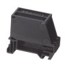 Adaptador De 1 Puerto Para Conectores Tipo Minicom Montaje En Riel Din Estándar De 35mm Color Negro