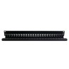 Patch Panel Zmax De 24 Puertos Blindado Precargado Con Jacks Categoria 6a Plano 1ur