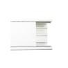 Canaleta Con Tapa En Color Blanco De Pvc Auto Extinguible 100 X 52 X 2500mm (550101250)