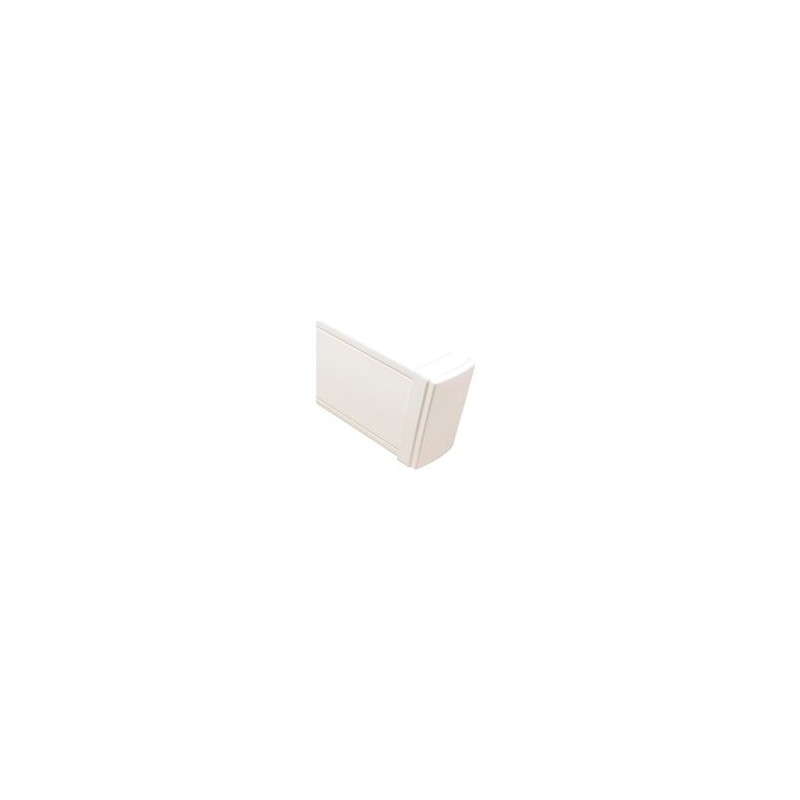 Tapa Final En Color Blanco De Pvc Auto Extinguible  Para Canaleta Tek100 (559102001)