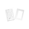 Soporte Y Tapa Universal Color Blanco De Pvc Auto Extinguible Para Canaleta Tek100 (559510001)
