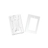 Soporte Y Tapa Universal Color Blanco De Pvc Auto Extinguible Para Canaleta Tek100 (559510001)
