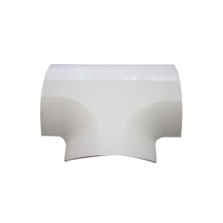 Sección En T Color Blanco De Pvc Auto Extinguible Para Canaleta Dmc4ft (944002001)