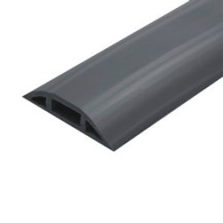 Canaleta Flexible Color Negra De Pvc Auto Extinguible Tramo De 2.5m (930001254)