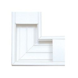 Sección En L Color Blanco De Pvc Auto Extinguible  Para Canaleta Tek100 (557612100)