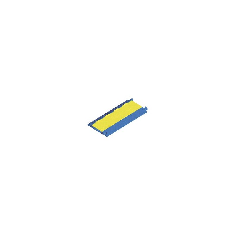 Protector Para Cables De 5 Canales Truk Trak / Dimensiones 914 X 508 X 58.6 Mm / Color Azul Y Amarillo.