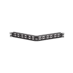 Panel De Parcheo Modular Minicom (sin Conectores) Angulado Sin Blindaje Alta Densidad De 48 Puertos 1ur