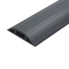 Canaleta Flexible Negra De Pvc Auto Extinguible Para Instalaciones Eléctricas En Piso Ó Zóclo  (rollo De 25mts.) (930005040)
